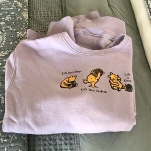Life Is Good Lavender Sweatshirt